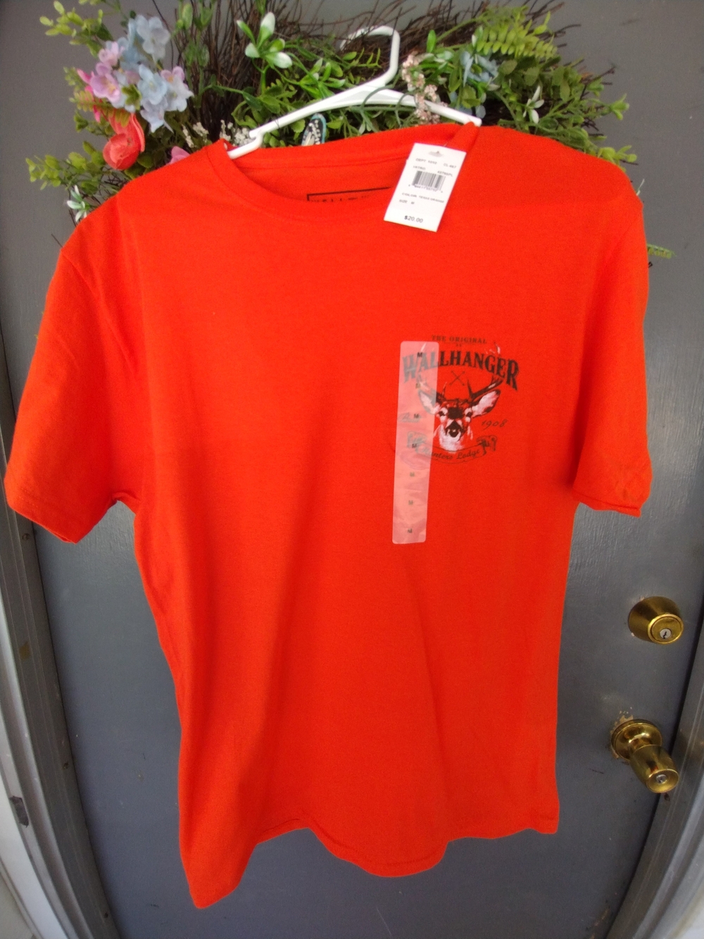 Men's Short-Sleeve Crewneck T-Shirt - Orange
